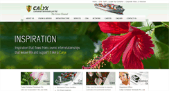 Desktop Screenshot of calyxterminals.com